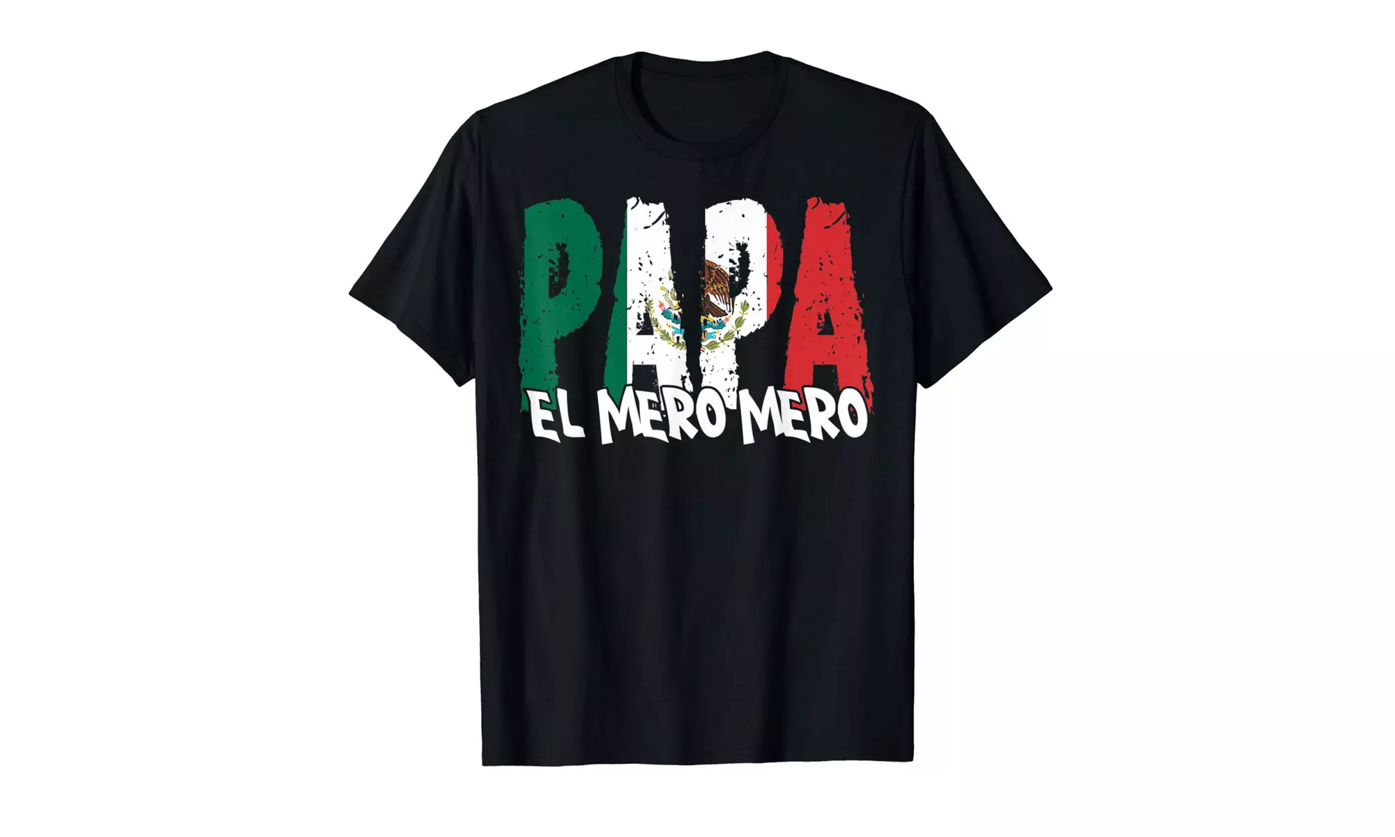 Mens Feliz Dia Papa T-Shirt El Mero Mero Dia Del Padre Funny Tee - Primary Image