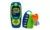Cell Phone and Key Toy Set for Kids Pretend Play Electronic Learning Phone Toys
