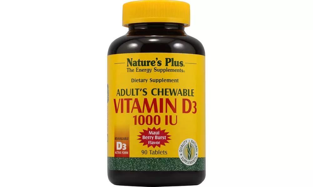 Nature's Plus Adult's Chewable Vitamin D3 1000 IU - Second Medium