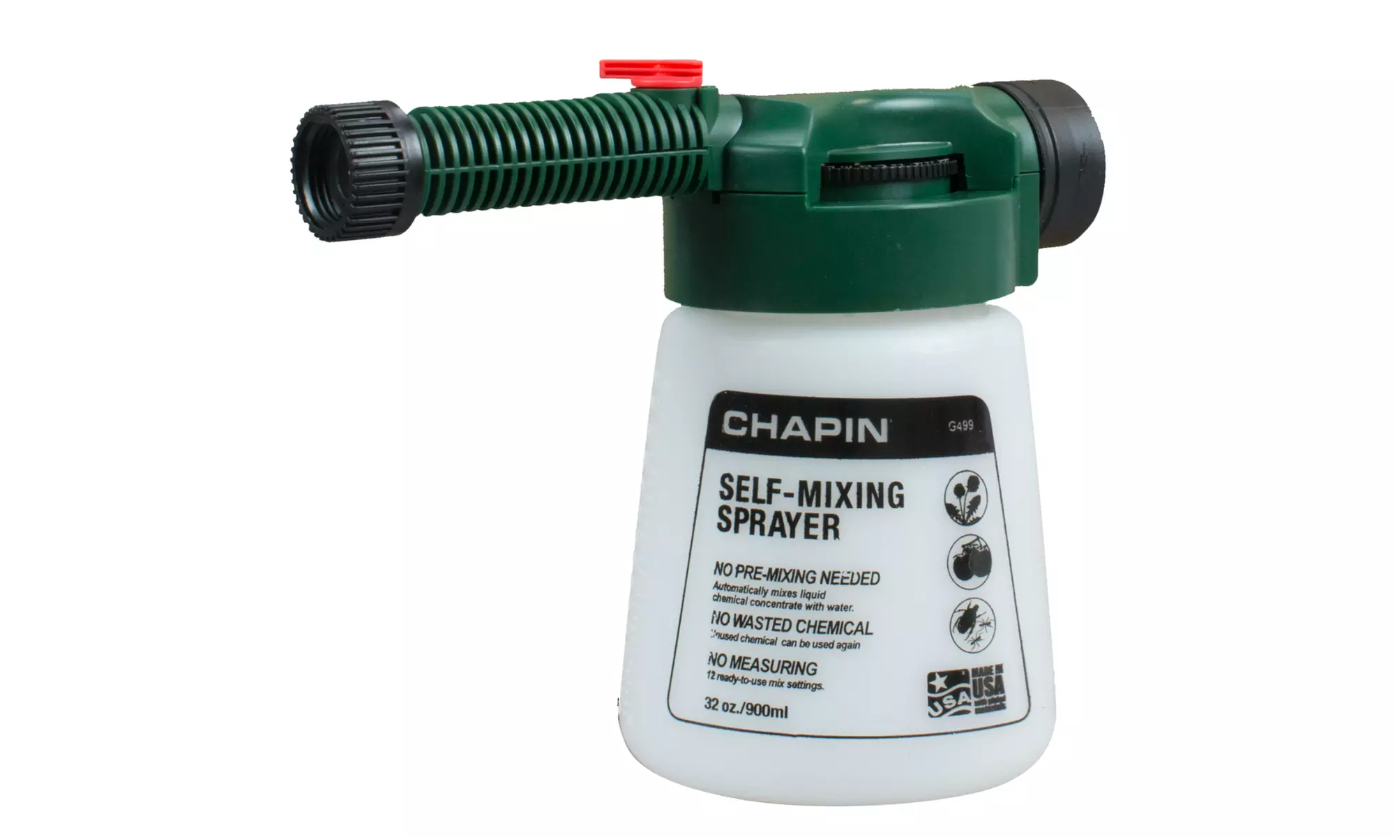 Chapin G499 Select-N-Spray No Pre-Mix Adjustable Rate Dial Hose End Sprayer - Second Medium