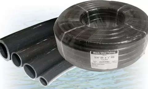 Alpine V0347PBK Black Vinyl Tubing - 1 Inch X 100 Feet - Second Medium