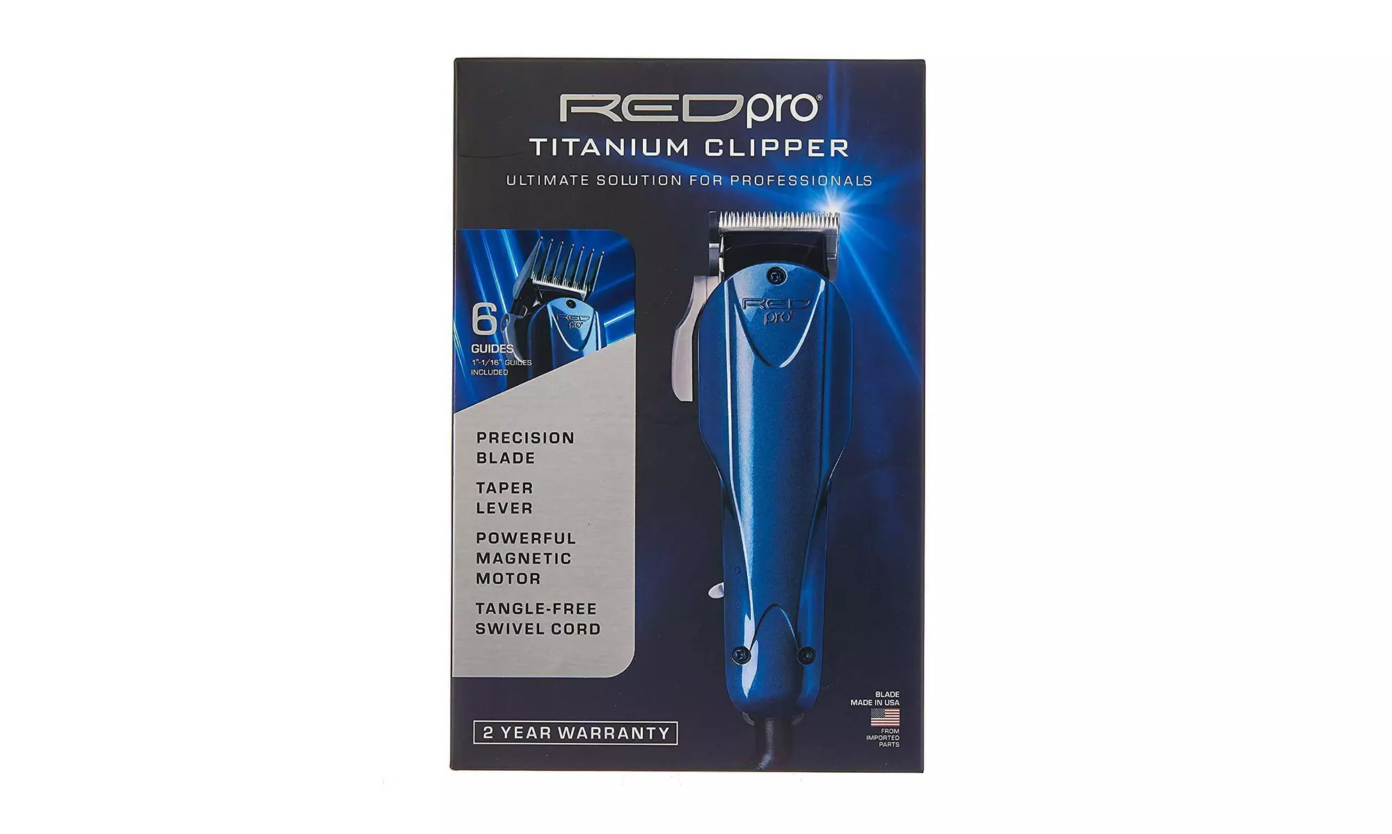 Red Pro Titanium Hair Clipper - Primary Image