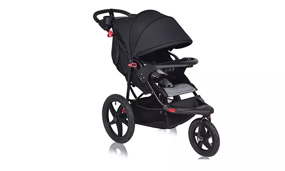 Costzon Baby Jogger Stroller, All Terrain Lightweight Fitness Jogging Stroller - Primary Image
