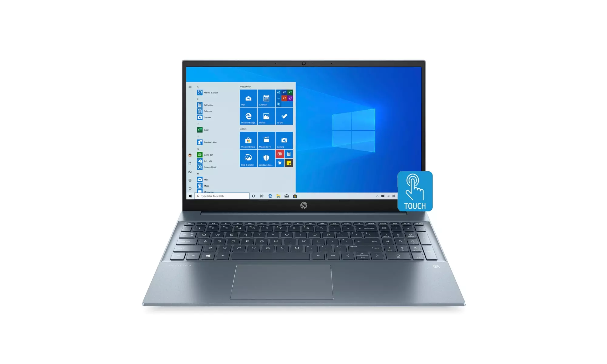 HP Pavilion 15-EG Intel i7-1165GB 16GB 512GB SSD 15.6 FHD Touch Laptop (Renewed) - Primary Image