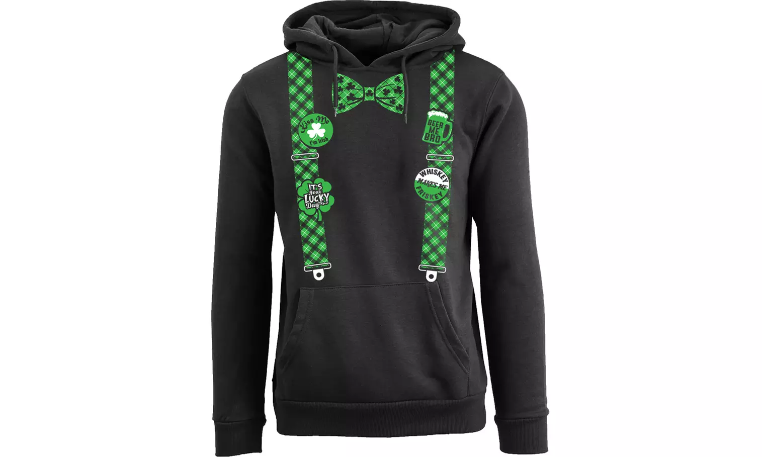 Women's Funny St. Patrick's Day Pull Over Hoodie (S-2XL)