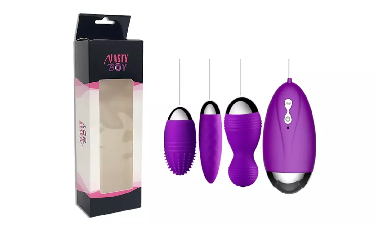 3 Vibrating Love Bullet Eggs Remote Control Vag Anal Nipple Stimulation Massager - Second Medium