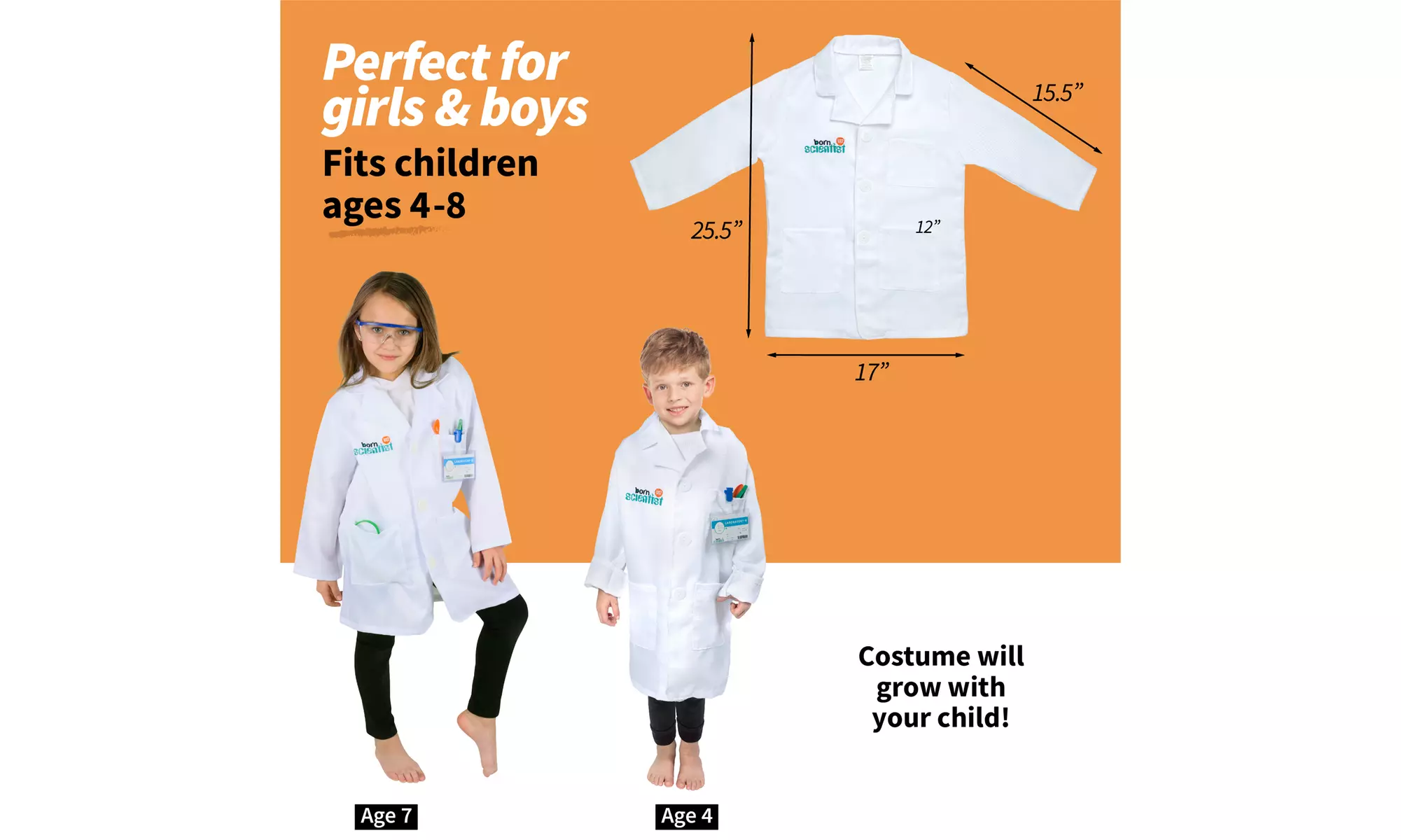 Bintiva Premium Scientist Deluxe Set Dress up Kit