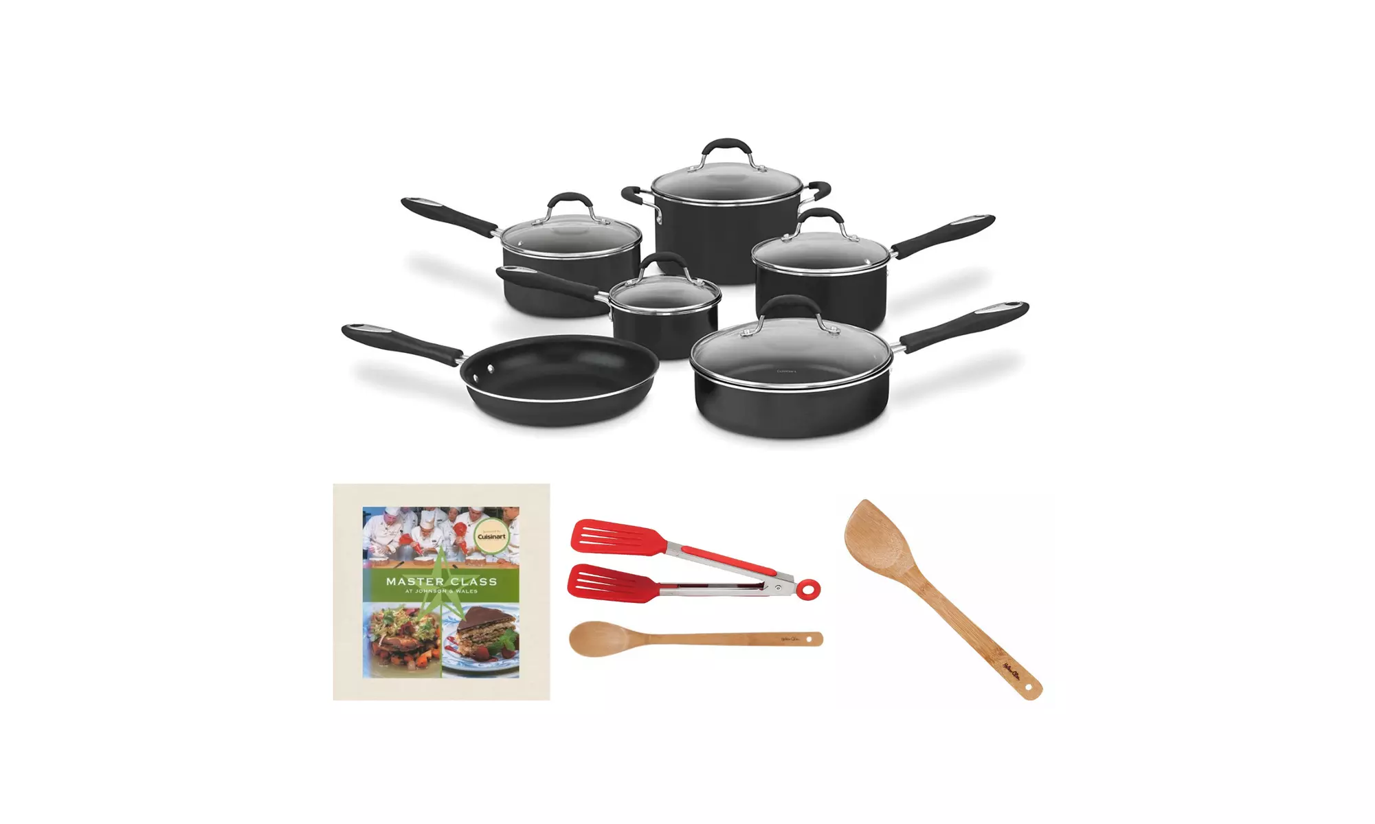 Cuisinart 55-11BK Advantage Non-Stick 11-Piece Cookware Set Bundle - Primary Image