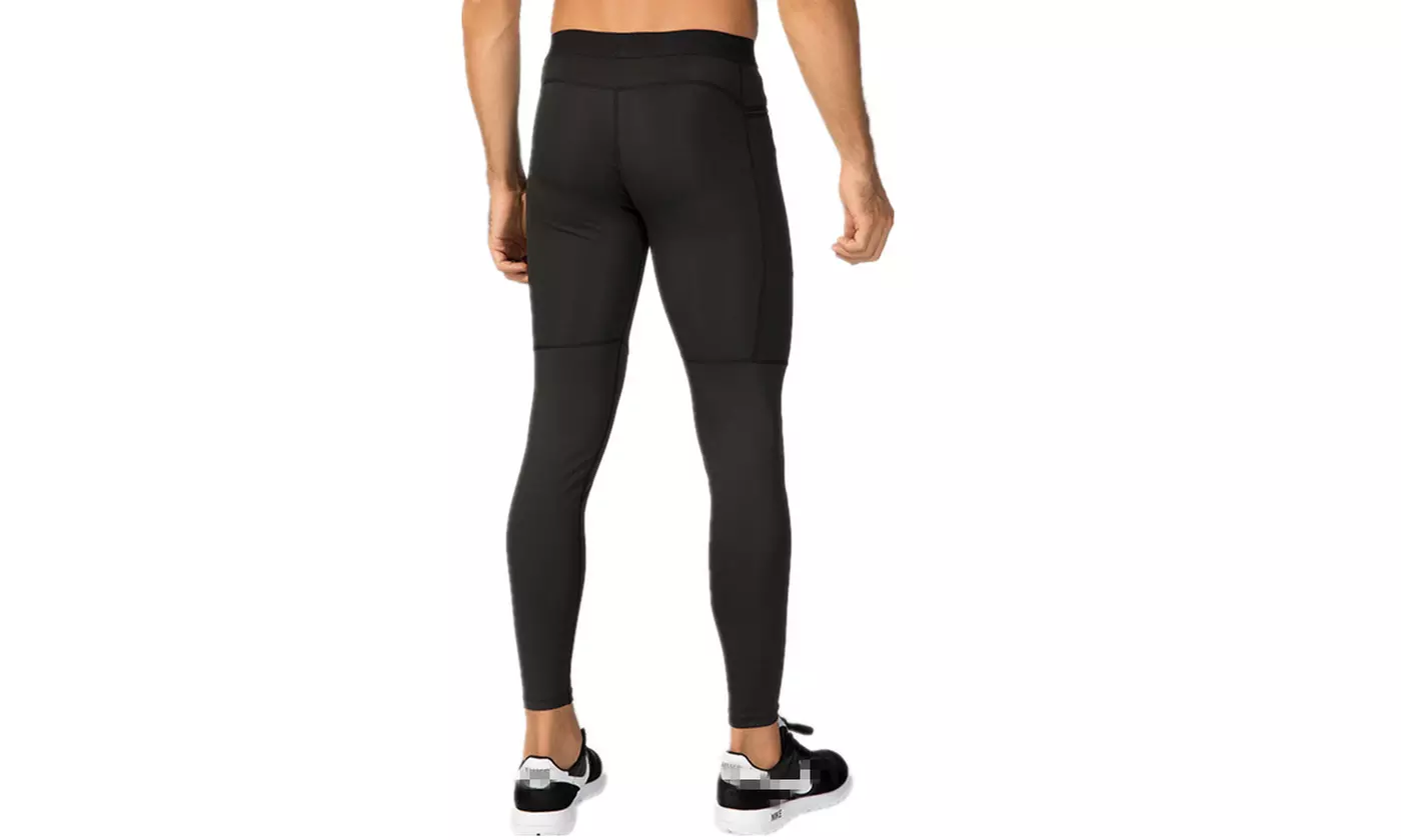 Men's Compression Pants Workout Athletic Leggings Running Gym Tights with Pocket