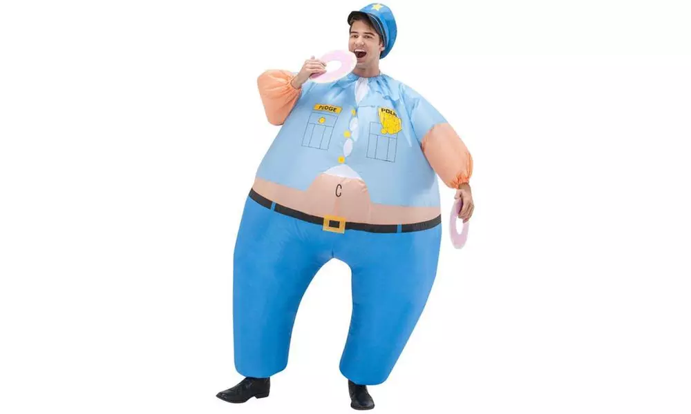 Cop Inflatable Adult Costume One-Size - Primary Image
