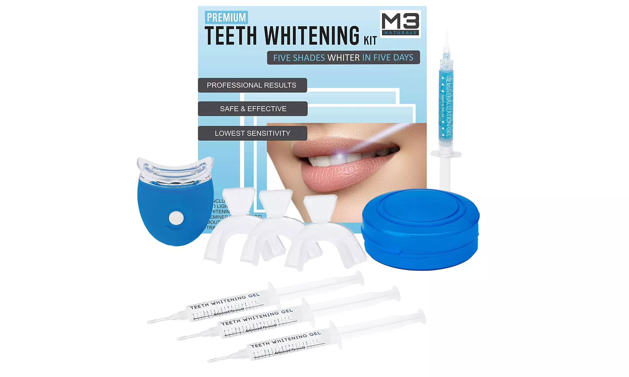 M3 Naturals Teeth Whitening Kit  - Primary Image