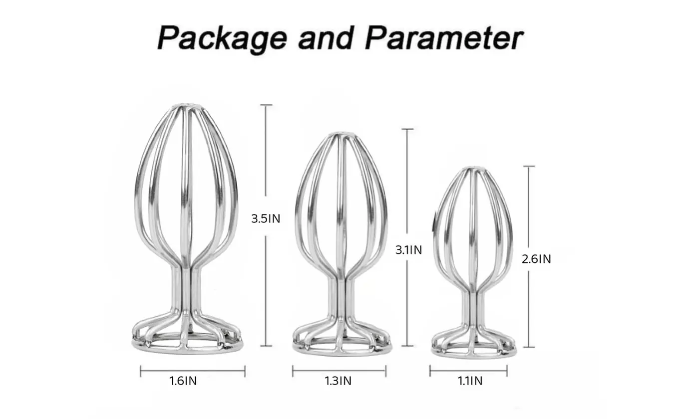 Hollow Spreader Anal Plug Sex Toy Huge Dildo S-L