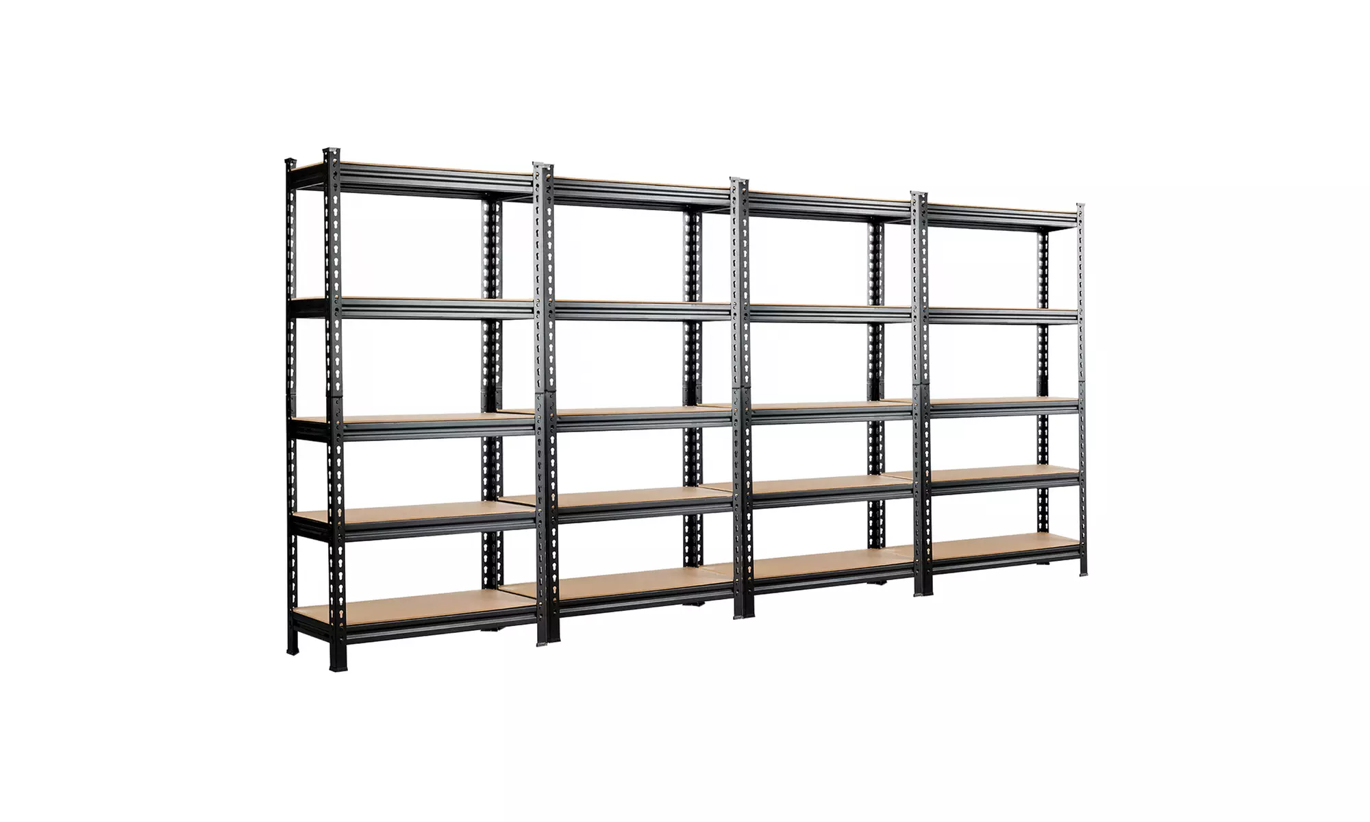 Costway 1/2/3/4 PCS 5-Tier Metal Shelves 60'' Garage Rack Adjustable - Primary Image