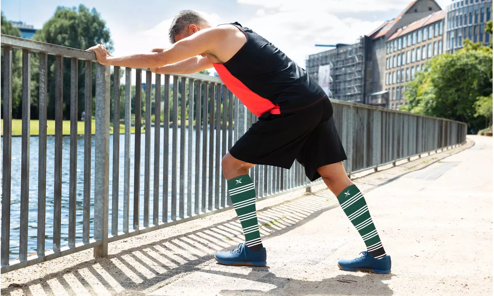 Men's and Women's Pain Relief and Recovery Knee High Compression Socks (6-Pairs)