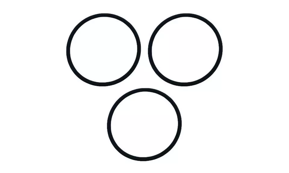 3 Pack Puri Tech O-Rings- Pentair Rainbow 300 & 320 Pool Chlorinator Lid R172009 - Second Medium
