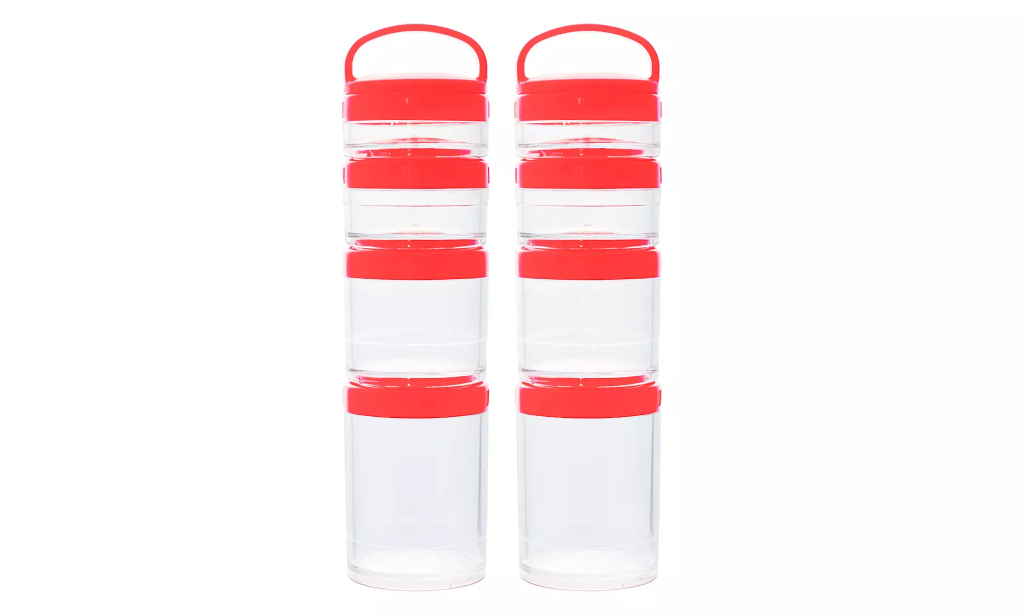 Zummy Portable Stackable Food Leak Proof Storage Containers ( 2 PACK )