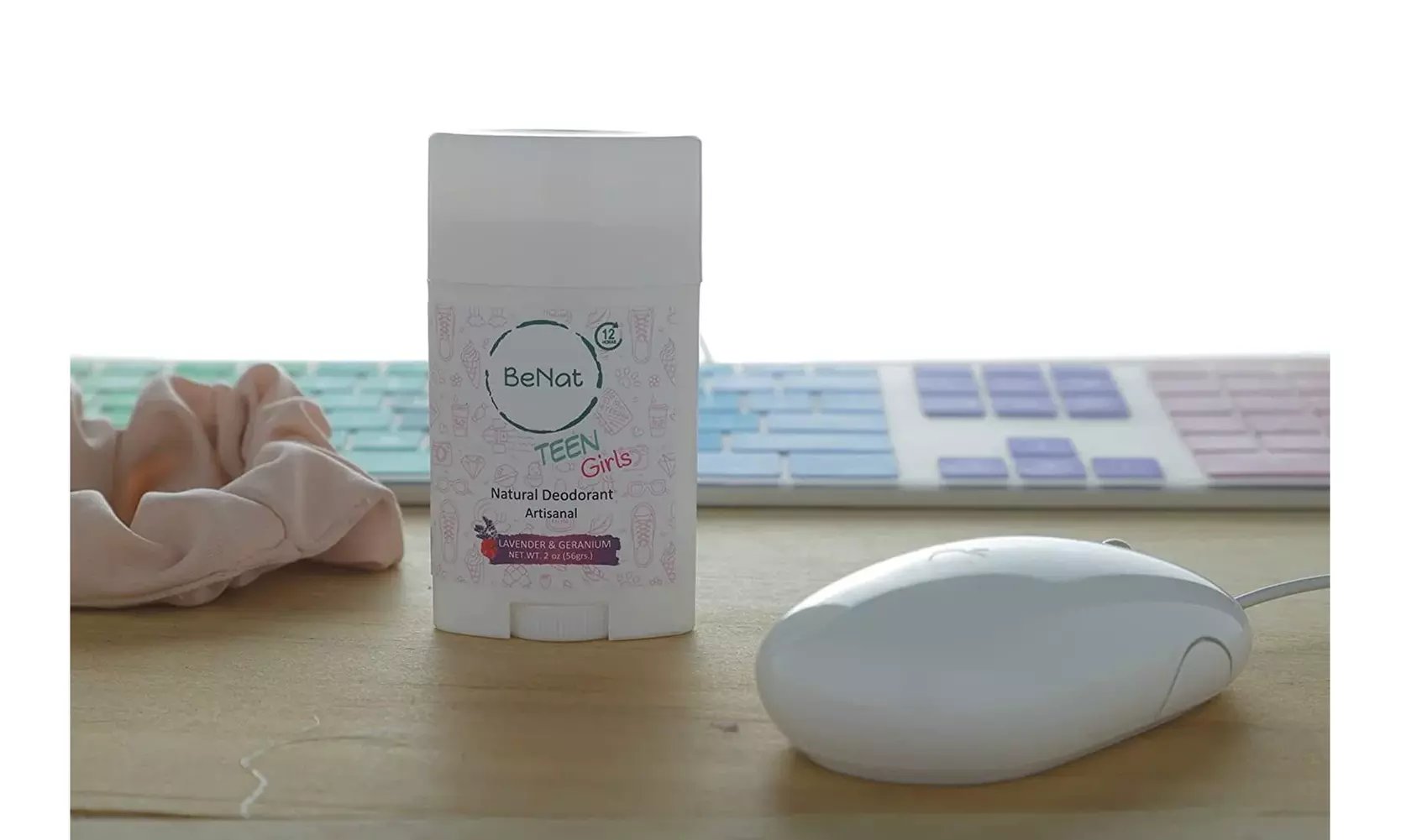 BeNat All-Natural Deodorant for Kids and Teens - 3 Pack or 6 Pack