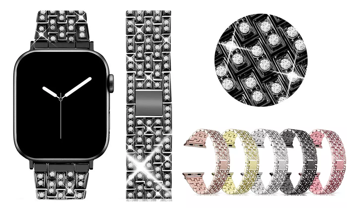Bling Adjustable Wristband 42/44mm for Apple Watch 5 4 3 2 1 - Primary Image