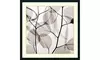 Meyers 'Eucalyptus Leaves (Positive)' Framed Art Print 34x34-in