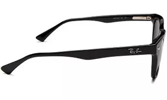 Ray-Ban Sunglases Wayfarer RB4140 601/58 49 Black Frame / Green Polarized Lenses - Second Medium
