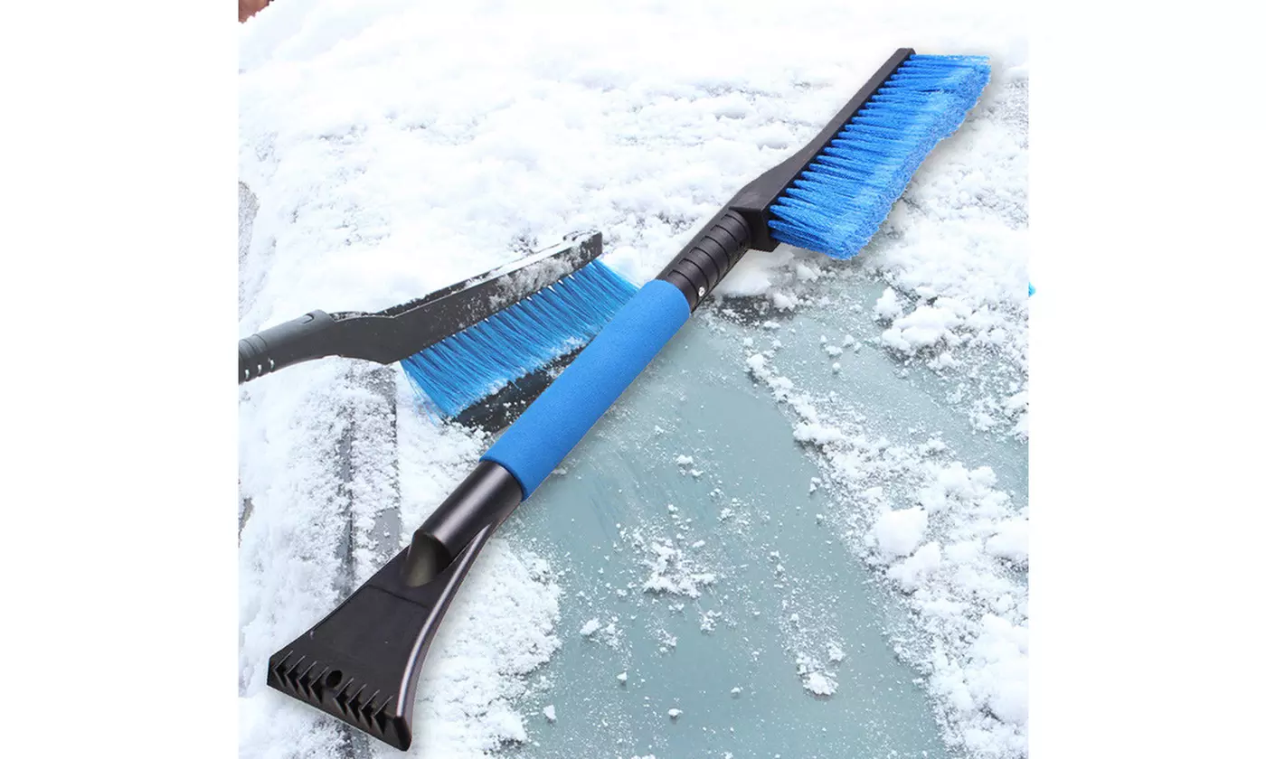 26 Inch Scalable Car Vehicle Winter Snow Ice Scraper Snow Brush Shovel 