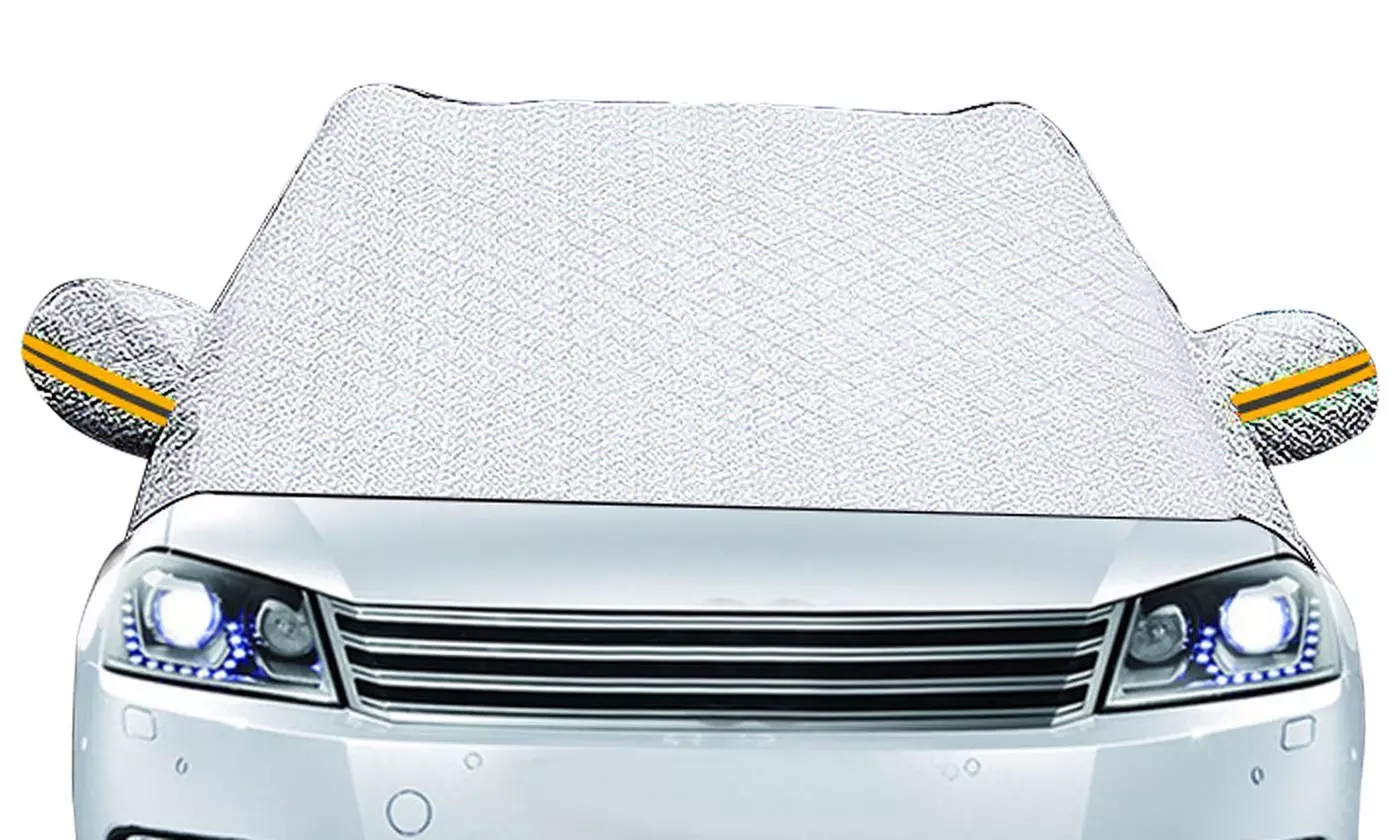iMounTEK Winter Weather Car Windshield Snow Cover Protector w/ 5 Magnets