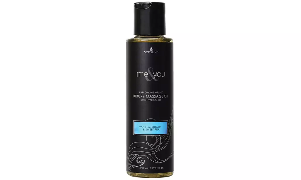 Sensuva Me You Massage Oil - 4.2 oz Vanilla Sugar Sweet Pea - Primary Image