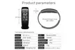 Heart Rate Blood Pressure Smart Watch Sport BT Bracelet Fitness Tracker - Second Medium