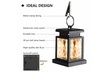 Outdoor Solar Lantern Hanging Light LED Waterproof Yard Patio Garden Lamp Decors - Second Medium