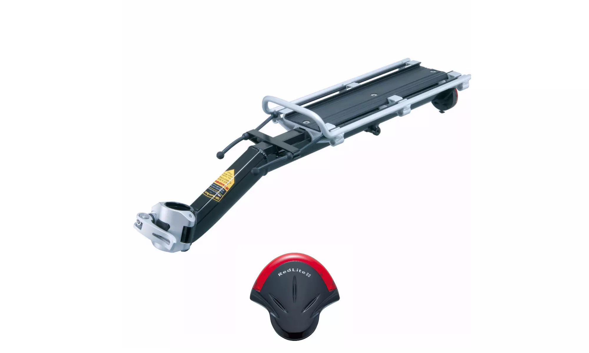 Topeak Super Tourist Bike Trunk Rack DX (Disc) and RedLite II Bicycle Tail Light - Primary Image