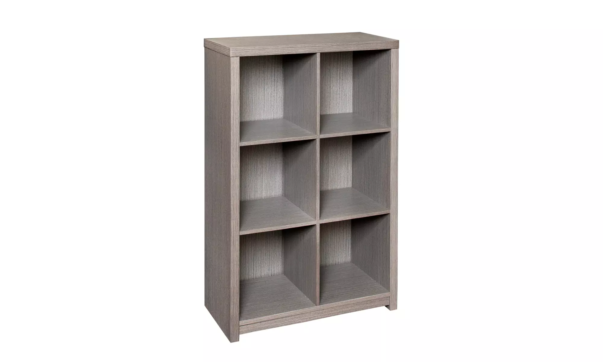 Grey Premium Laminate 6-Cubby Storage Shelf - Second Medium