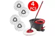 O-Cedar EasyWring Spin Mop Refill, (Pack of 4) - Second Medium