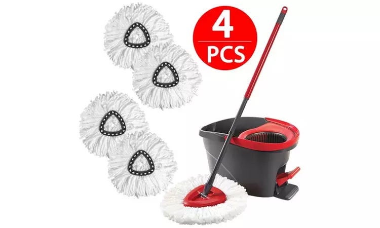 O-Cedar EasyWring Spin Mop Refill, (Pack of 4) - Primary Image