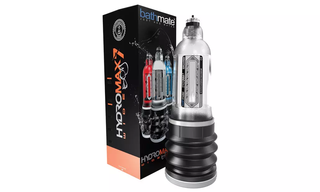 Bathmate Hydromax 7 Wide Boy - Clear - Second Medium