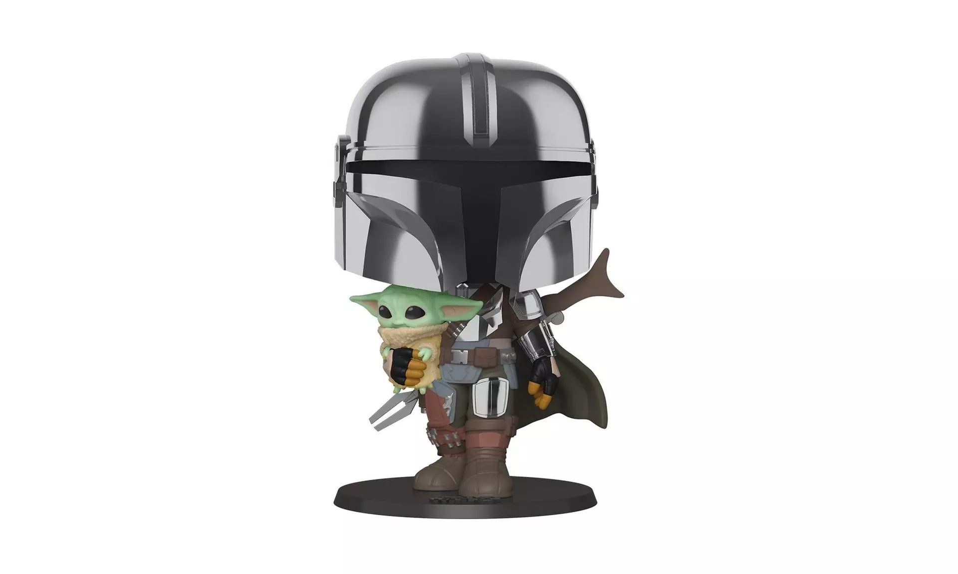 Funko Pop! Bobble Head - Star Wars - The Mandalorian with the Child 10-inch - Primary Image