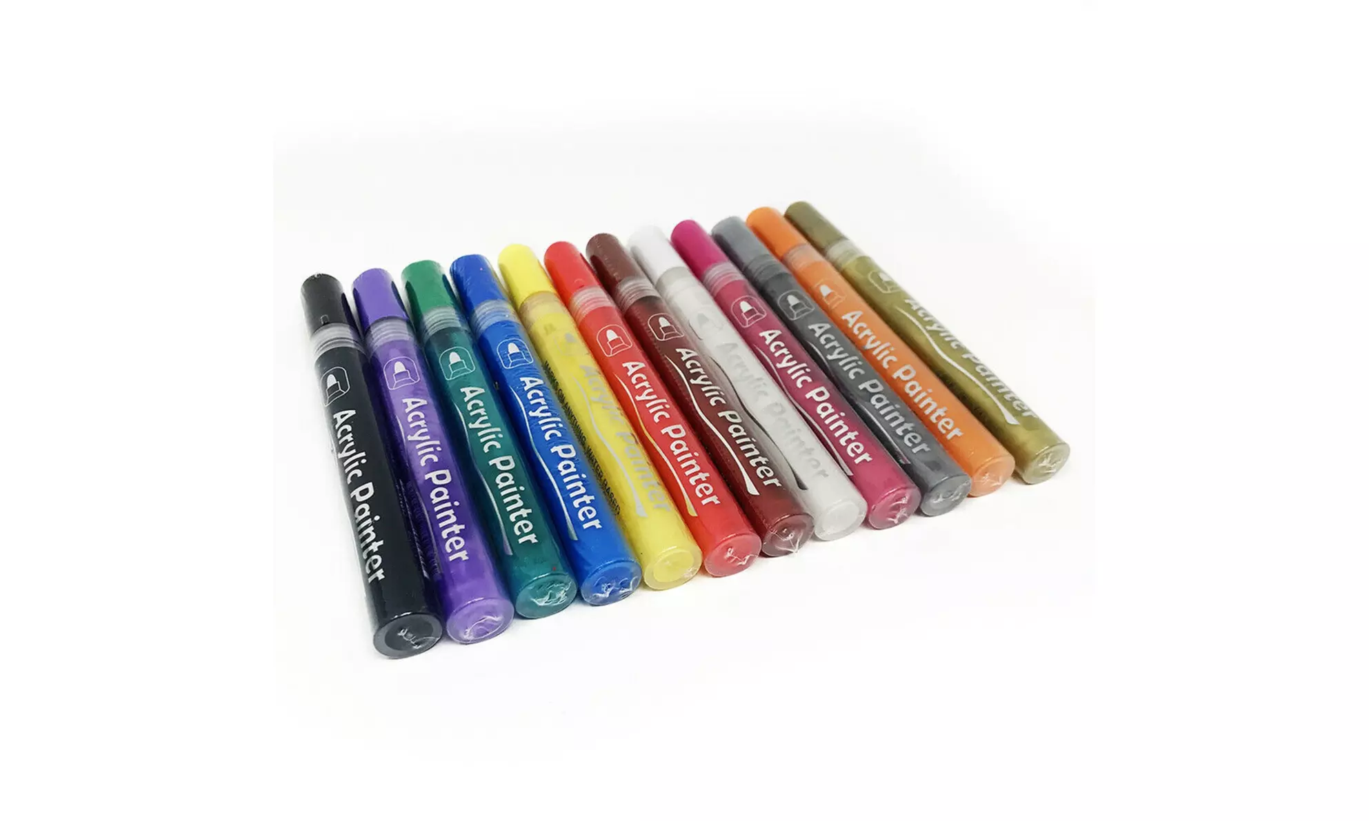 Acrylic Paint Marker Pens Set Pebble, Rock & Stone painting, Scrapbooking,Fabric