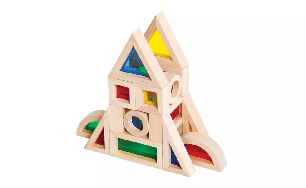 Jr. Rainbow Blocks: 20 Piece Set - Second Medium