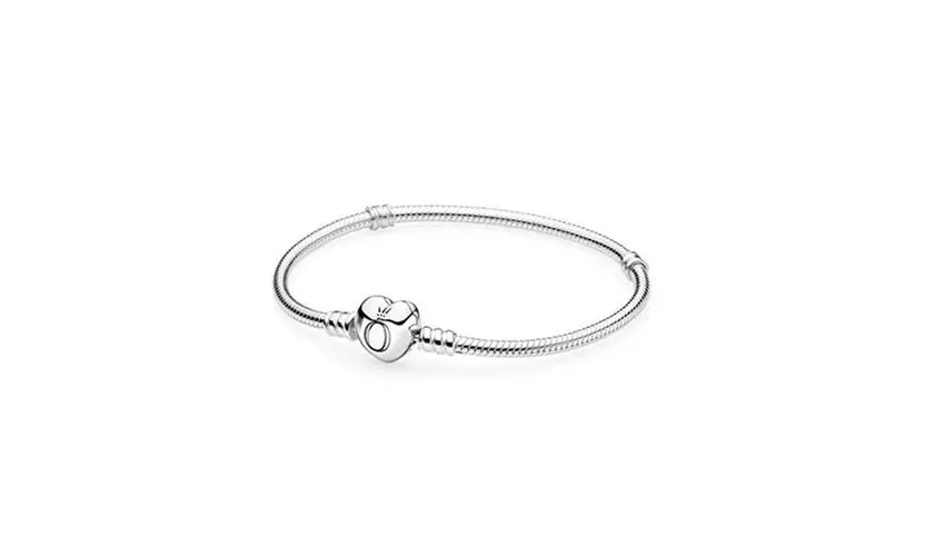 Pandora Moments Silver Bracelet with Heart Clasp 19CM - 590719-19 - Second Medium