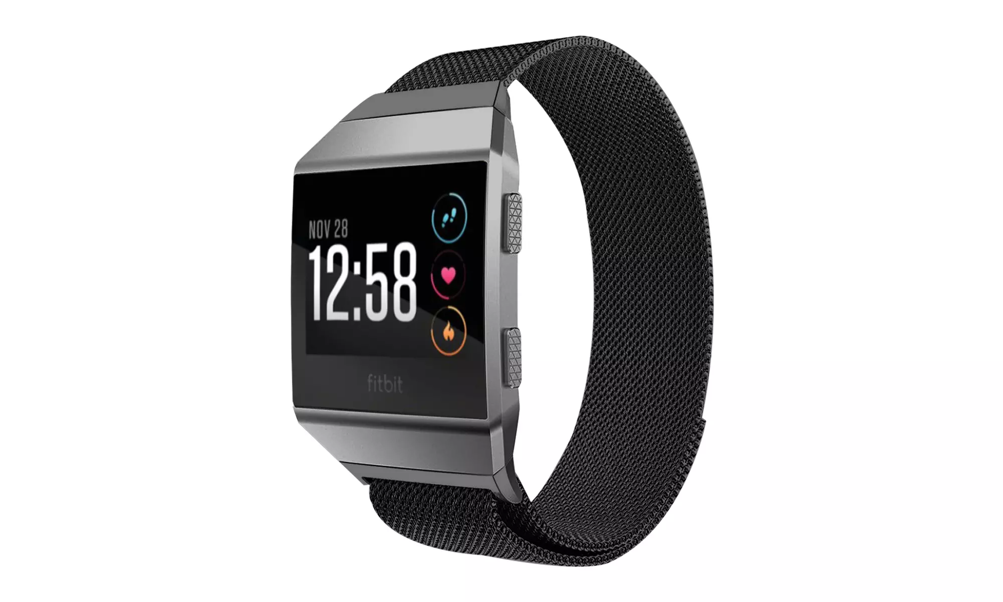 Large Milanese Loop Stainless Steel Watch Band Strap for Fitbit Ionic - Primary Image
