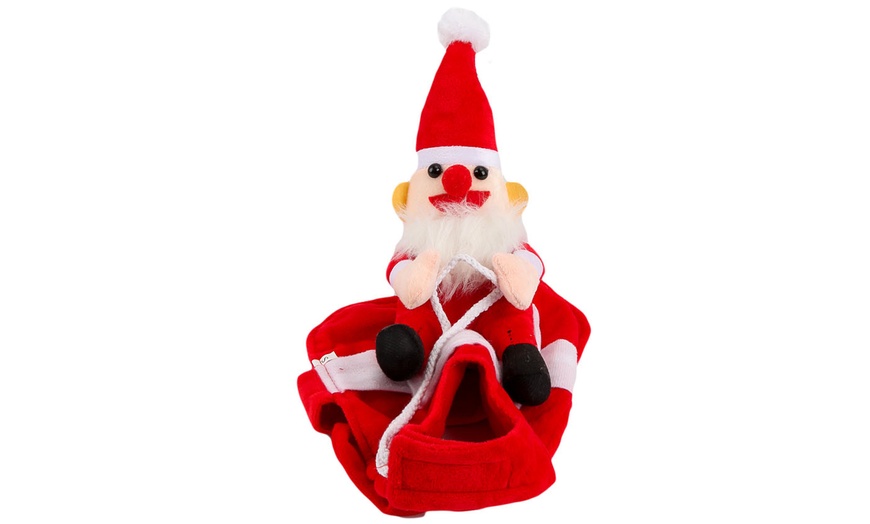 Up To 80% Off on Funny Santa Riding Pet Dog C... | Groupon Goods