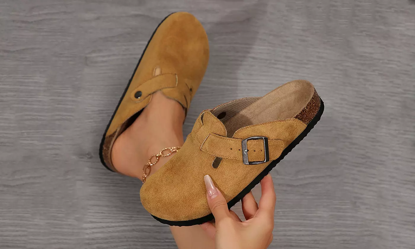 Women's Clogs Suede Slippers Lightweight Clogs