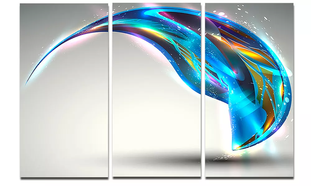 Fantastic Abstract Illustration - Contemporary Metal Wall Art - Primary Image