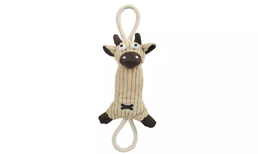 Jute And Rope Plush Pet Dog Toy - Primary Image