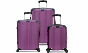 Dual Spinner 3 or 5 Piece Hardside Luggage Set, Checked & Carryon Suitcases