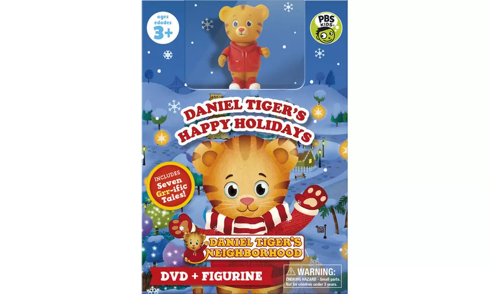 Daniel Tiger's Happy Holidays DVD  and Figurine - Primary Image