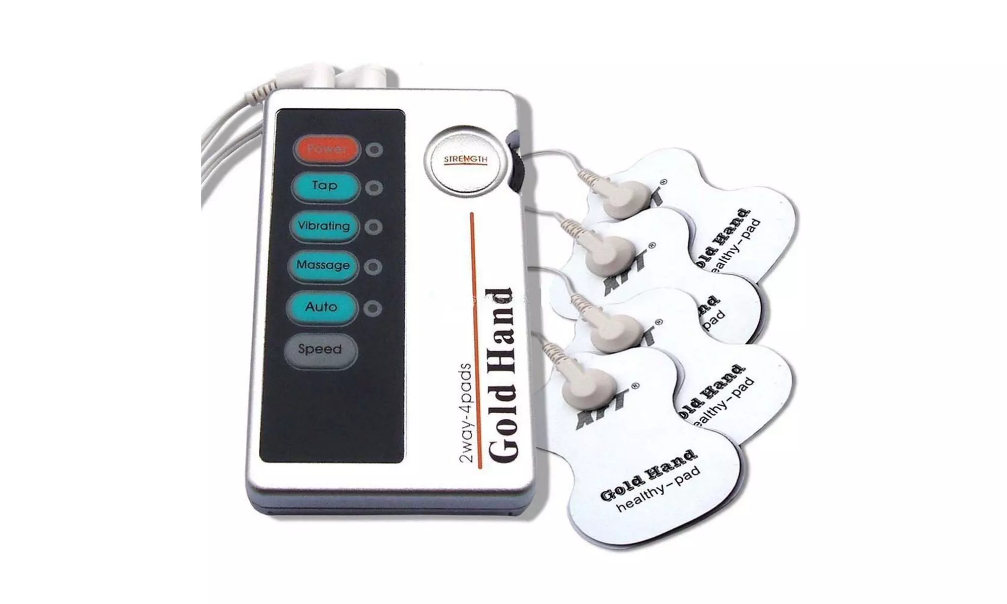 Gold Hand xft 502 Digital Massager Tens Style Low Frequency with 4 Pads    - Primary Image