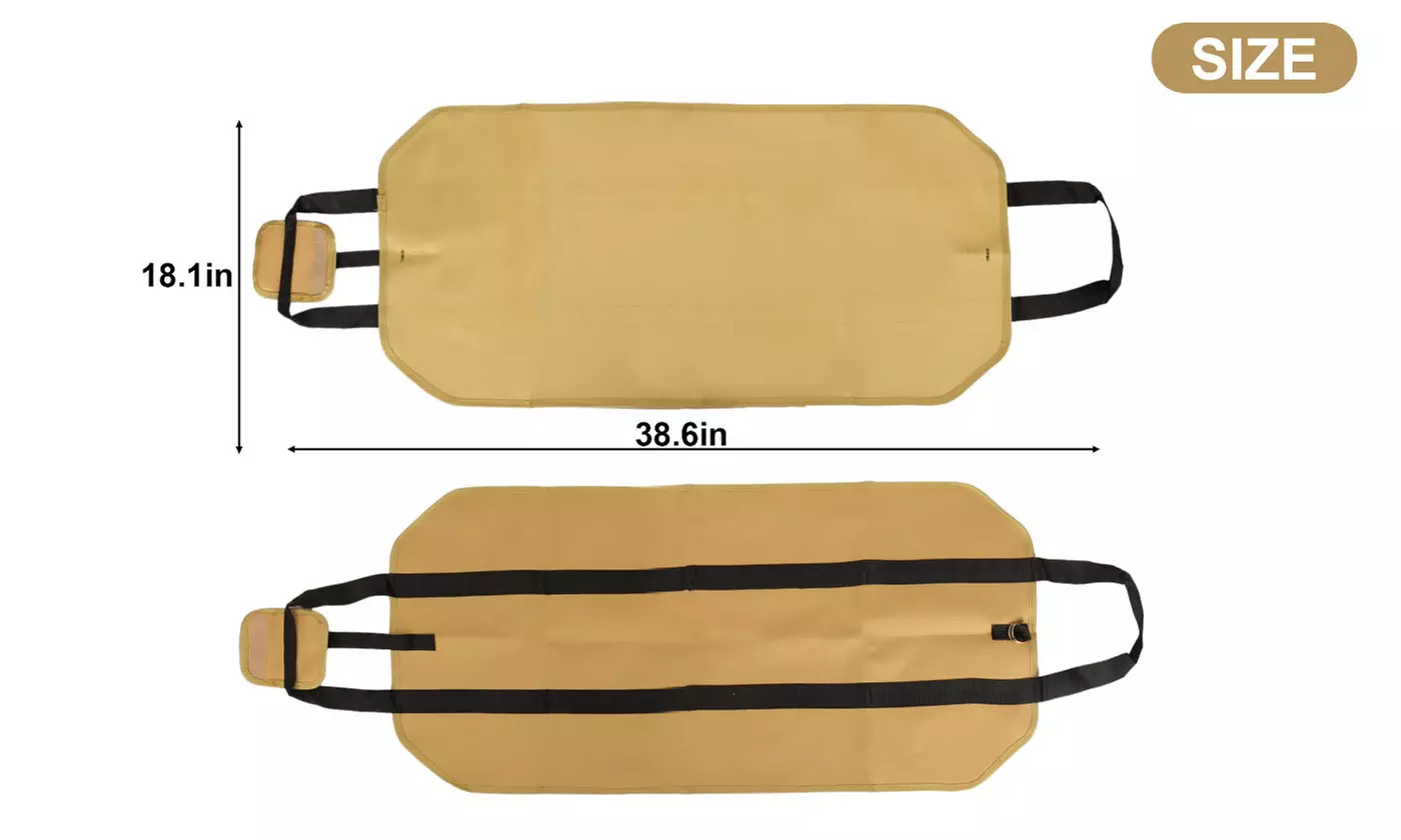 Heavy Duty Camping Firewood Log Carrier Tote Bag with Strap