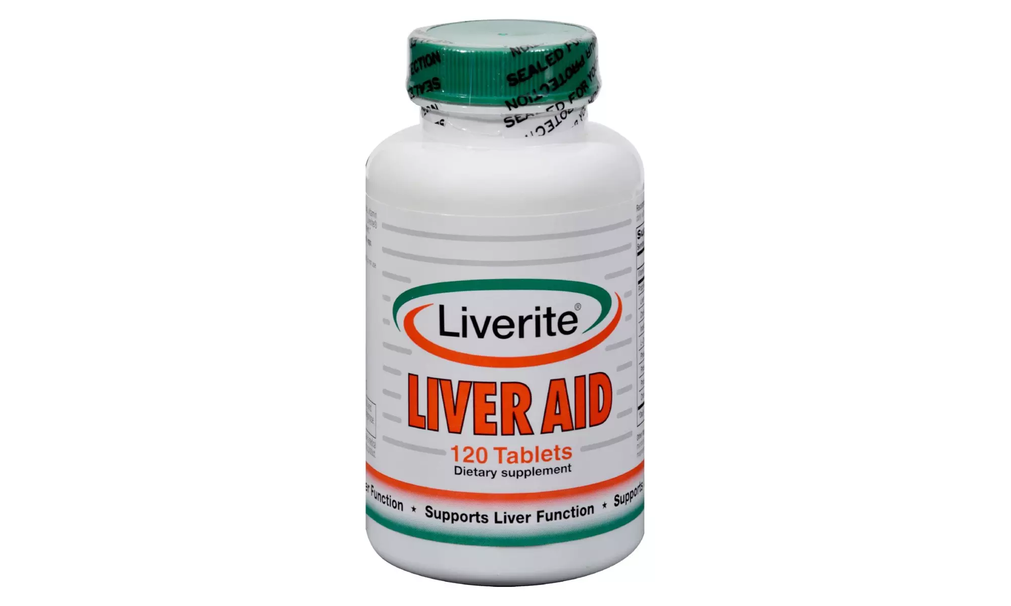 Liverite Liver Aid 120 Tablets, Liver Support, Liver Cleanse, Liver Care - Primary Image