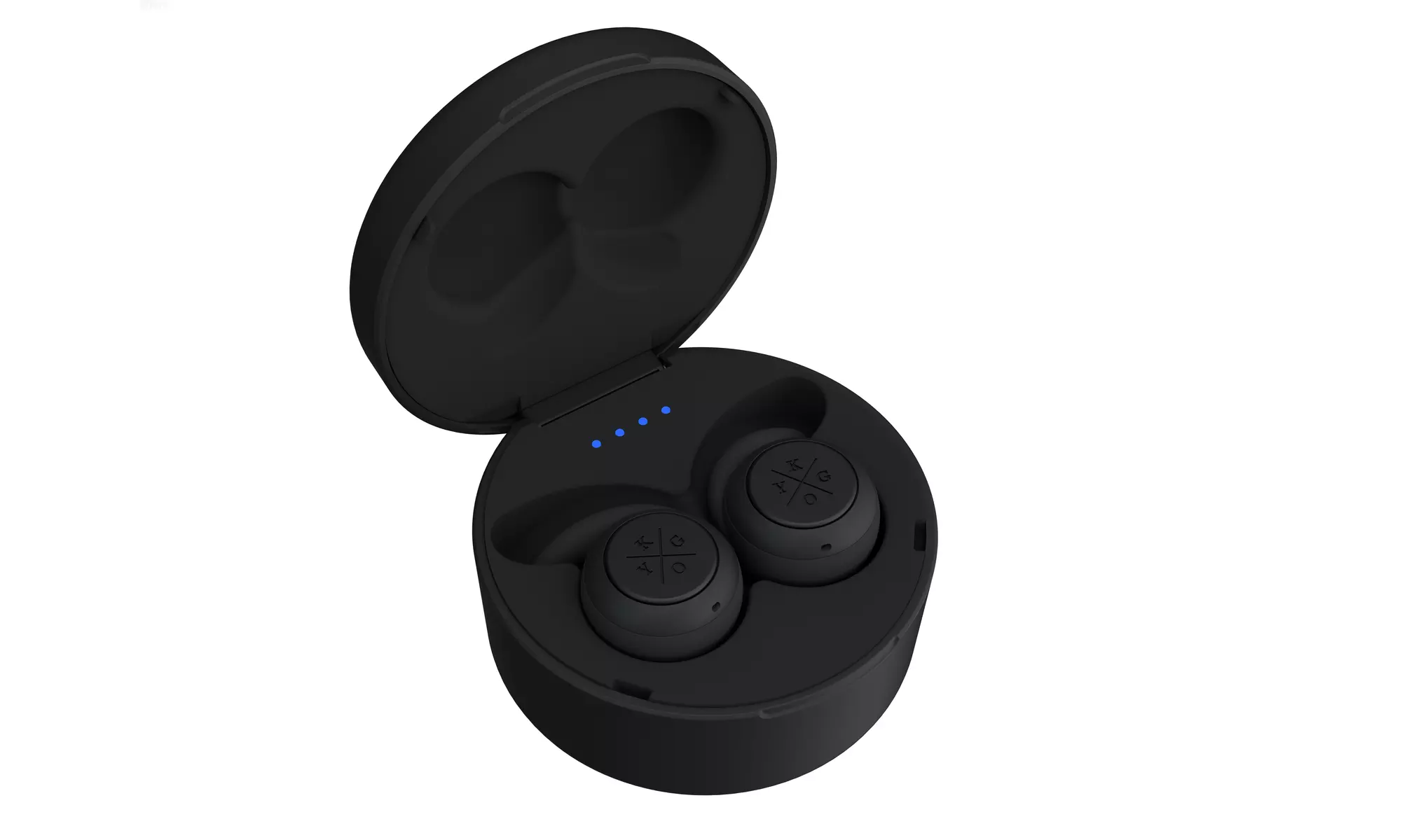 Kygo Life E7/900-BLK Bluetooth Earbuds with Charging Case - Black - Primary Image