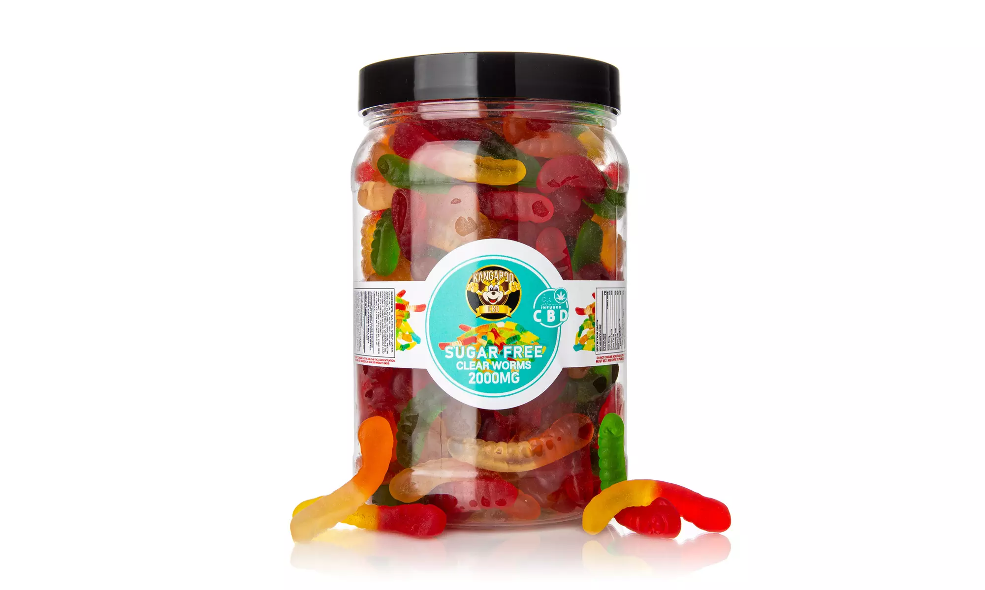 Sugar-Free Organic CBD Gummies from Kangaroo (150mg-5000mg)